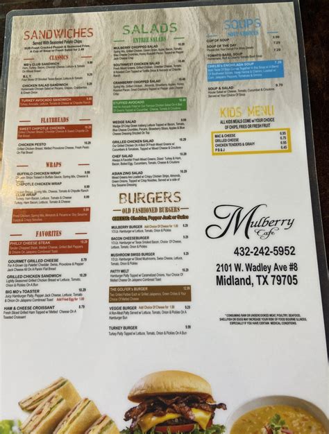 mulberry cafe|mulberry cafe midland tx menu.